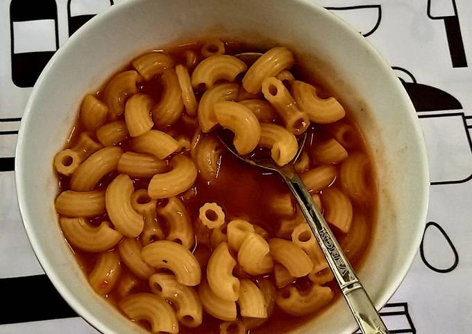 Resep Sup makaroni saus bolognese yang Menggugah Selera
