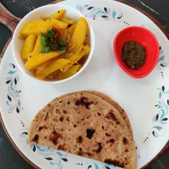 A picture of POTATO ONION SABZI..