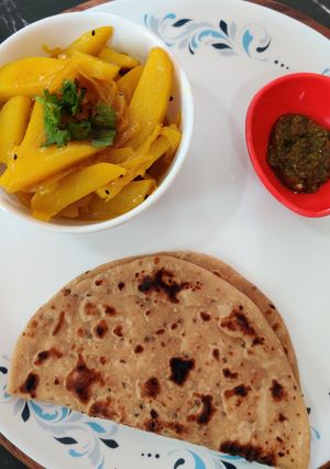 A picture of POTATO ONION SABZI..