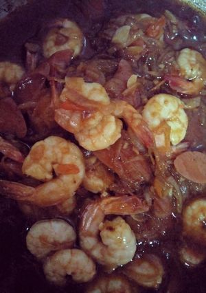 Foto resep Udang sosis asam manis