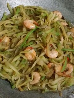 Foto resep Labu siam tumis udang