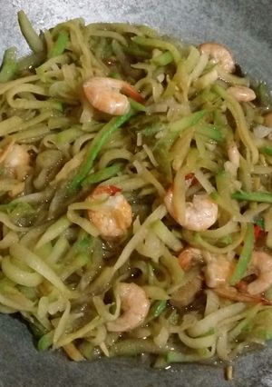 Foto resep Labu siam tumis udang