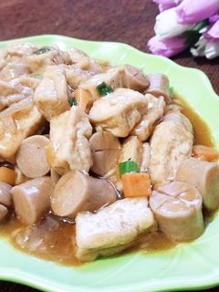 Foto resep Sosis Tahu Saos Asam Manis