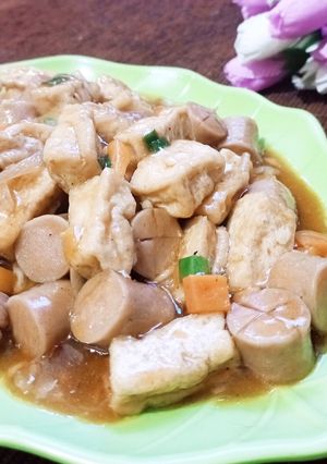 Foto resep Sosis Tahu Saos Asam Manis