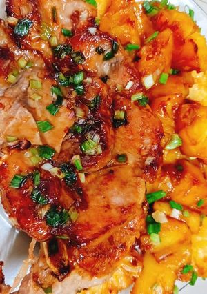Hình của món Thịt rim khóm.