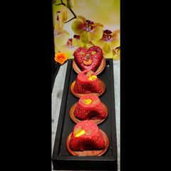 A picture of Beetroot halwa.