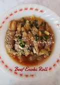 Beef Enoki Roll