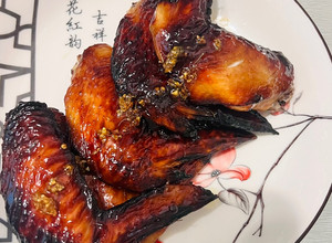 氣炸烤箱｜大人味下酒料理-桂花釀烤雞翅 的食譜成品照片