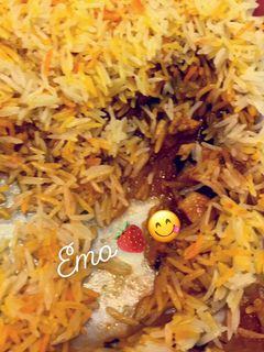 صورة لوصفة صينية ارز بخاري بالدجاج