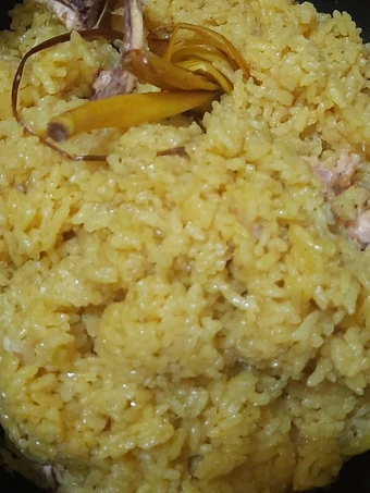 Cara Sederhana Membikin Resep  45. Nasi kuning praktis tanpa santan (rice cooker) yang Lezat, Bikin Ketagihan