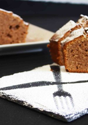 Foto principal de Bizcocho de chocolate y plátano sin gluten
