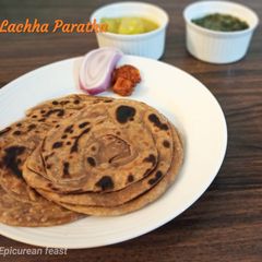 A picture of Lachha Paratha.
