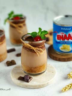 Foto resep Choco Mousse Cake in Jar (No gelatin, No egg)