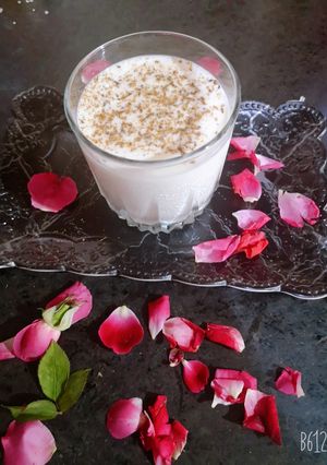 A picture of Masala lassi (salted).