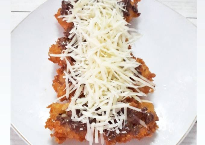 Resep Pisang goreng crispy special (toping ovomaltine+keju ...