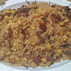 A picture of Chana degi biryani.