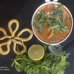 A picture of शेंगोळ्याची आमटी (shengodyachi amti recipe in marathi).