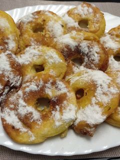 Una foto de Buñuelos de manzana