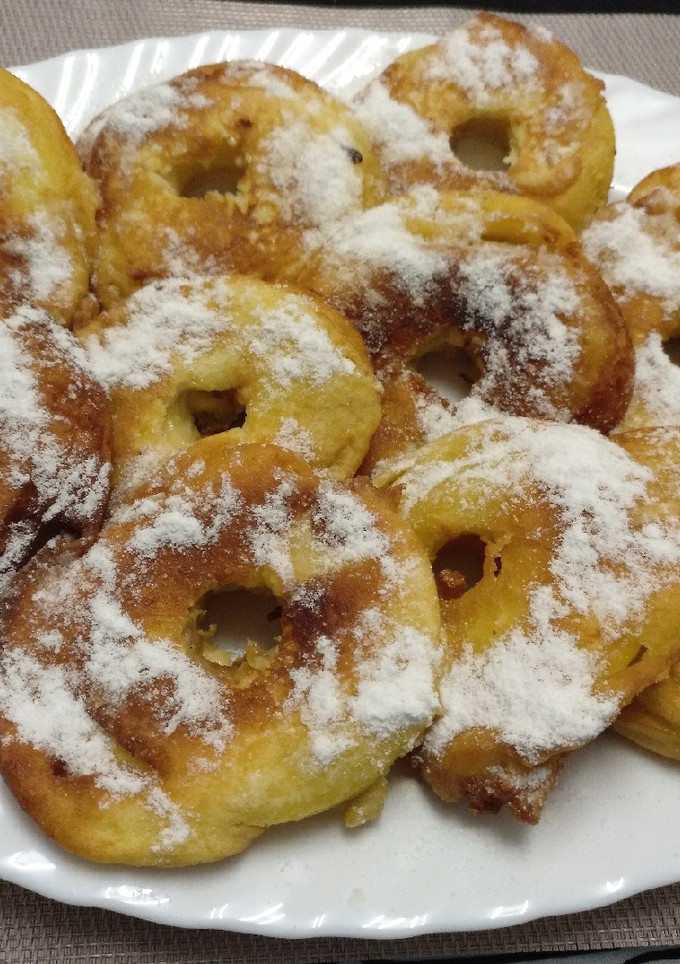 Una foto de Buñuelos de manzana