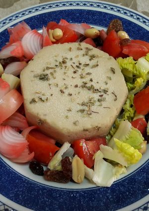 Foto principal de Queso marinado a la brasa vegano 🧀