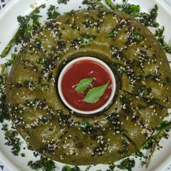 A picture of Healthy Palak Besan Dhokla.