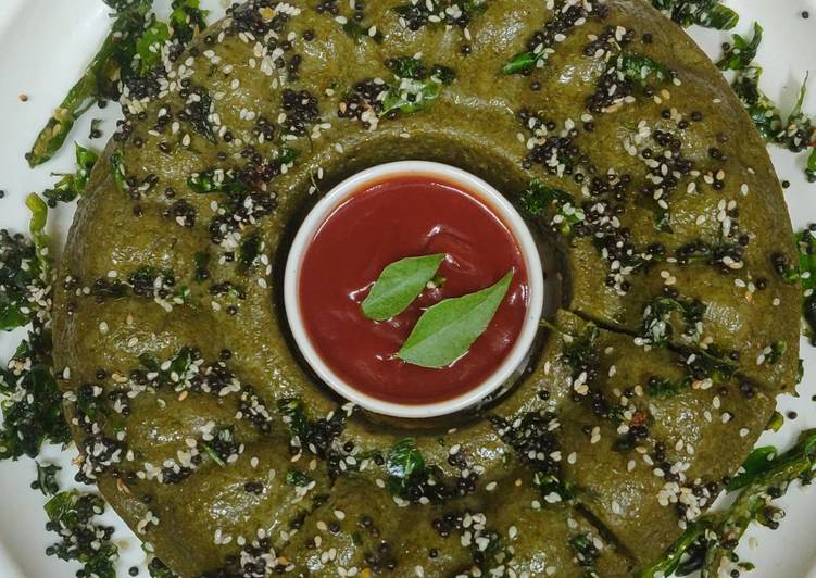 How to Make Homemade Healthy Palak Besan Dhokla