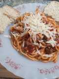 TALLARINES con SALSA BOLOGNESA