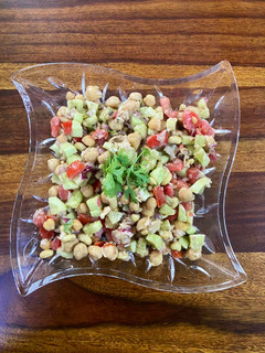 A picture of Chickpea (chole) Cold Salad.