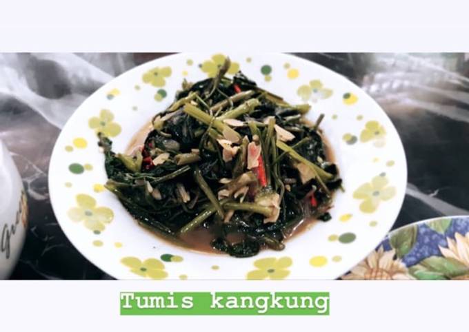 Resep Tumis kangkung lezat, Enak Banget