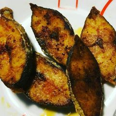 A picture of Fried Surmai fish.