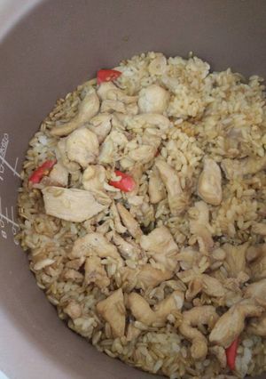Foto resep Nasi Ayam Manis Pedes