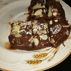 A picture of Chocolate Fudge#4weekschallenge#charityrecipe.