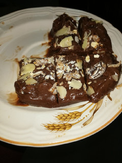 A picture of Chocolate Fudge#4weekschallenge#charityrecipe.