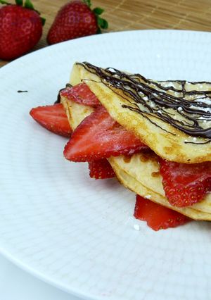 Una foto de Masa de crepes clásica (dulce y salada)