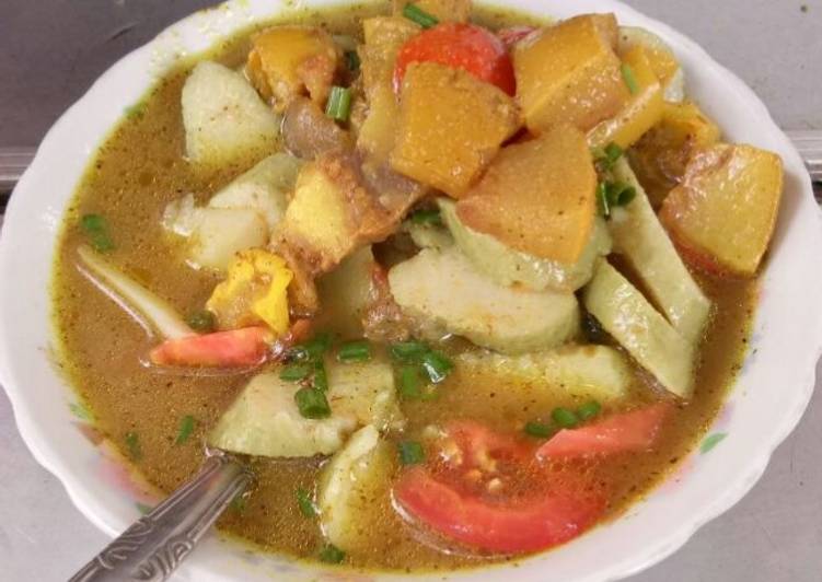 Resep Lontong kikil Lezat