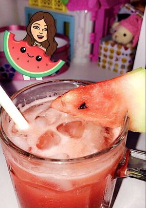 صورة لوصفة عصير بطيخ 🍉
