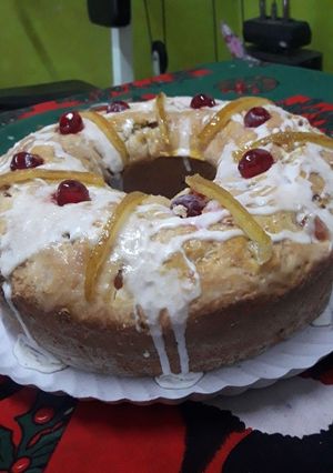Una foto de Rosca Navideña