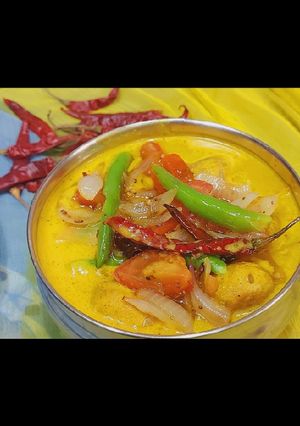 पंजाबी कड़ी पकोड़ा (punjabi kadhi pakoda recipe in Hindi) रेसिपी मुख्य फोटो