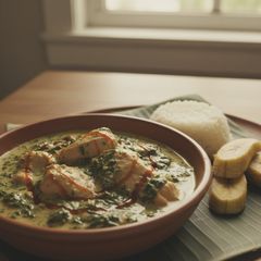 A picture of Chamorro Palava Sauce Chicken.