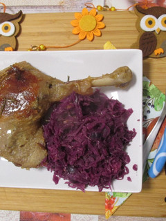 Sült libacomb recept fotója