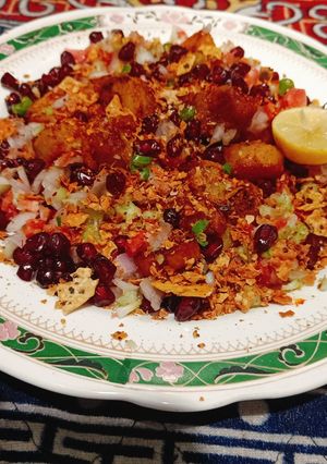 A picture of Shakarkandi Chaat.