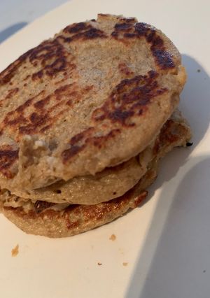 Φωτογραφία της συνταγής Pancakes μπανάνα-βρώμη 🍌
