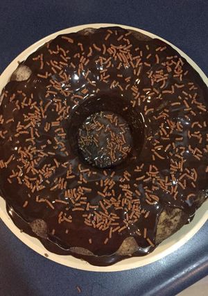 Una foto de Pastel de chocolate con Coca cola