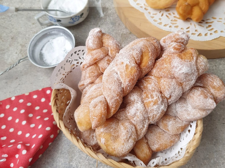 Resep Donat Kepang Anti Gagal