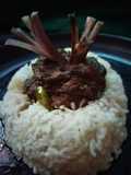 Ginger mix kachu Shaak ghonto