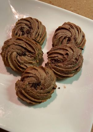 Una foto de Galletas de mantequilla y cacao