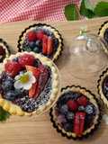 Crostatine di pasta frolla con la ricotta