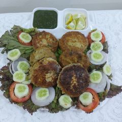 A picture of Nargisi Shami kabab.