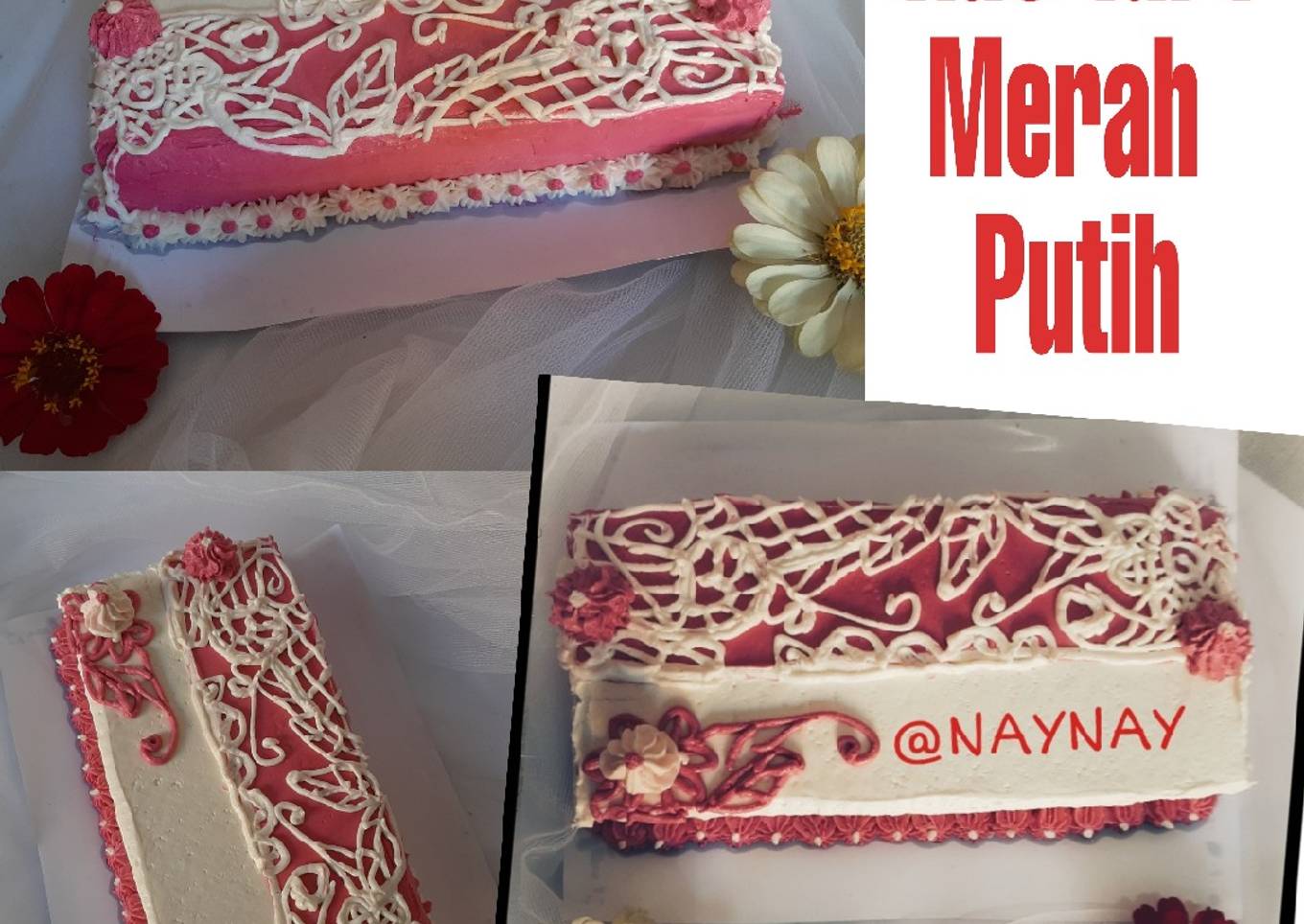 Kue Tart Merah Putih