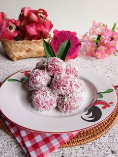 Foto resep Klepon Buah Naga